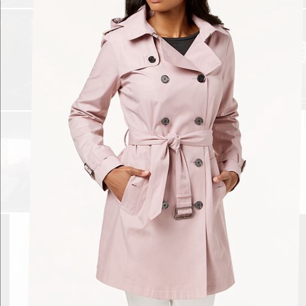 NWT pink Micheal Kors Raincoat